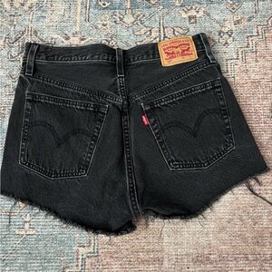 Levi's Women's Dark Denim Jean Shorts